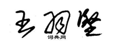 朱锡荣王羽坚草书个性签名怎么写