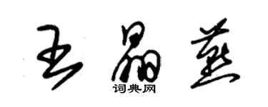 朱锡荣王晶燕草书个性签名怎么写