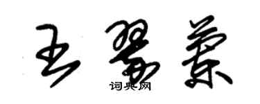 朱锡荣王翠兰草书个性签名怎么写
