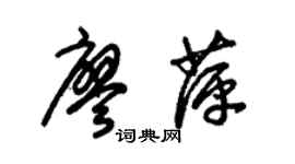 朱锡荣廖萍草书个性签名怎么写