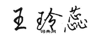 骆恒光王玲蕊行书个性签名怎么写